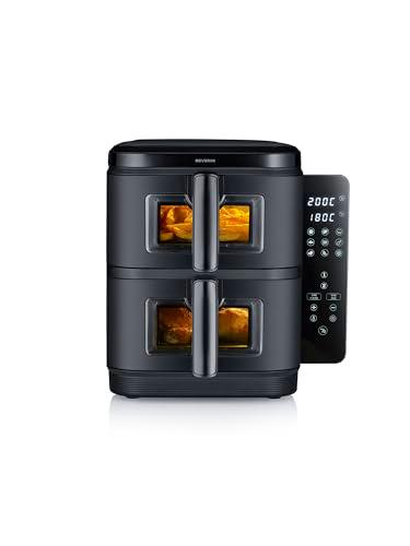 Severin - Freidora de aire caliente S-Fry Duo Stack