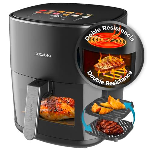 Cecotec Freidora de Aire sin Aceite 6,5L Cecofry&amp;Grill Duoheat 6500
