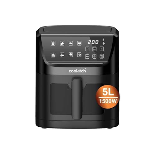 Cookitch AIR FRYER 5L BLACK - Freidora de Aire con Pantalla LED