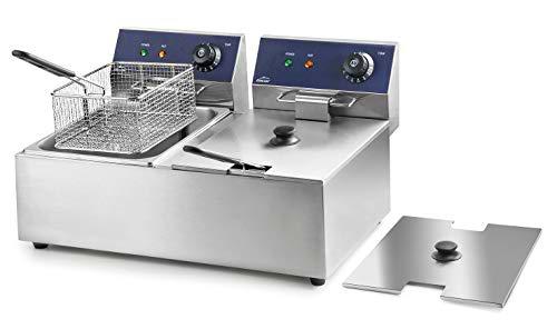 Lacor 69466 69466-Freidora Eléctrica Doble Profesional 2500 W (x2)