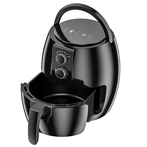 azorex Freidora de Aire sin Aceite 4.5L Caliente 80 a 200 ºC Control de Temperatura y Temporizador 1350W