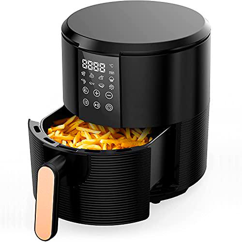 HengBo Freidora sin Aceite, Air Fryer Freidora de Aires con Pantalla táctil LED para 3 Personas